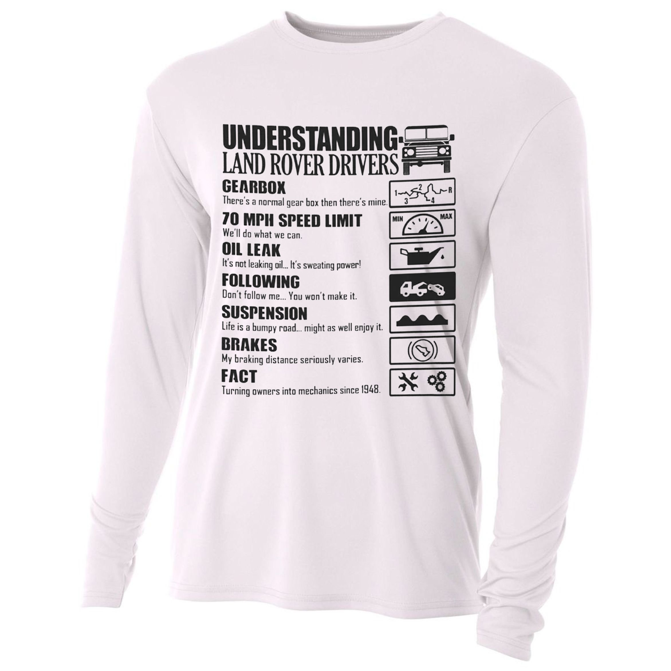 Understanding Land Rover Driver Cooling Performance Long Sleeve Crew