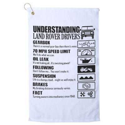 Understanding Land Rover Driver Golf Towel