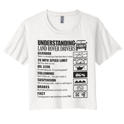 Understanding Land Rover Driver Crop Top