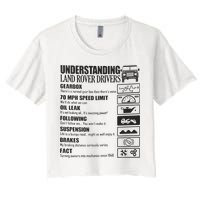 Understanding Land Rover Driver Women's Crop Top Tee