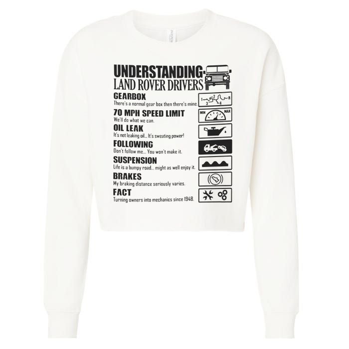 Understanding Land Rover Driver Cropped Pullover Crew
