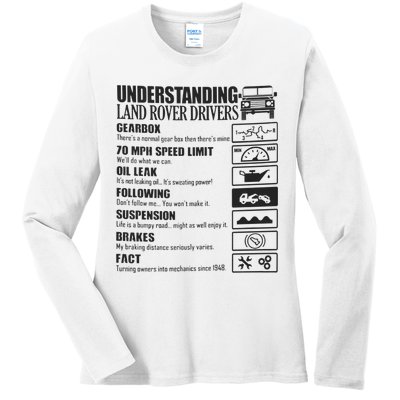 Understanding Land Rover Driver Ladies Long Sleeve Shirt