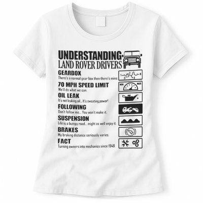 Understanding Land Rover Driver Womens T-Shirt
