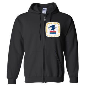 Usps Loewy Seal Full Zip Hoodie