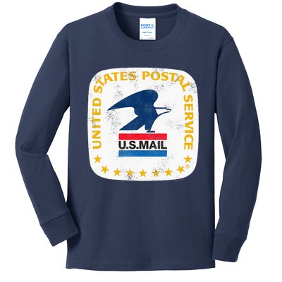 USPS Loewy Seal Kids Long Sleeve Shirt