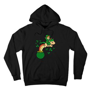 Unicorn Leprechaun St Patricks Day Hoodie