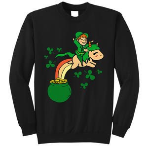 Unicorn Leprechaun St Patricks Day Sweatshirt