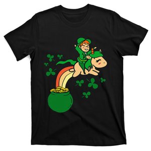 Unicorn Leprechaun St Patricks Day T-Shirt