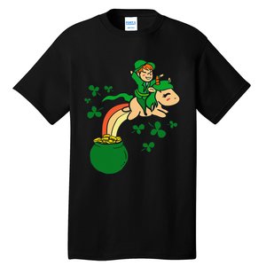 Unicorn Leprechaun St Patricks Day Tall T-Shirt