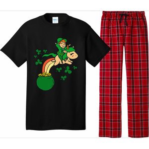 Unicorn Leprechaun St Patricks Day Pajama Set