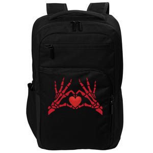 Undying Love Skeleton Hands With Heart Cute Gift Impact Tech Backpack