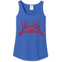 Undying Love Skeleton Hands With Heart Cute Gift Ladies Essential Tank