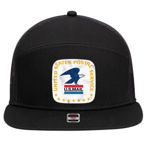 Usps Loewy Seal 7 Panel Mesh Trucker Snapback Hat