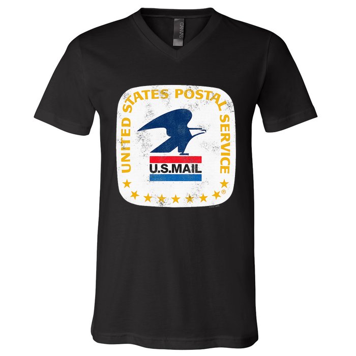 Usps Loewy Seal V-Neck T-Shirt