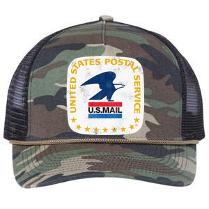 Usps Loewy Seal Retro Rope Trucker Hat Cap