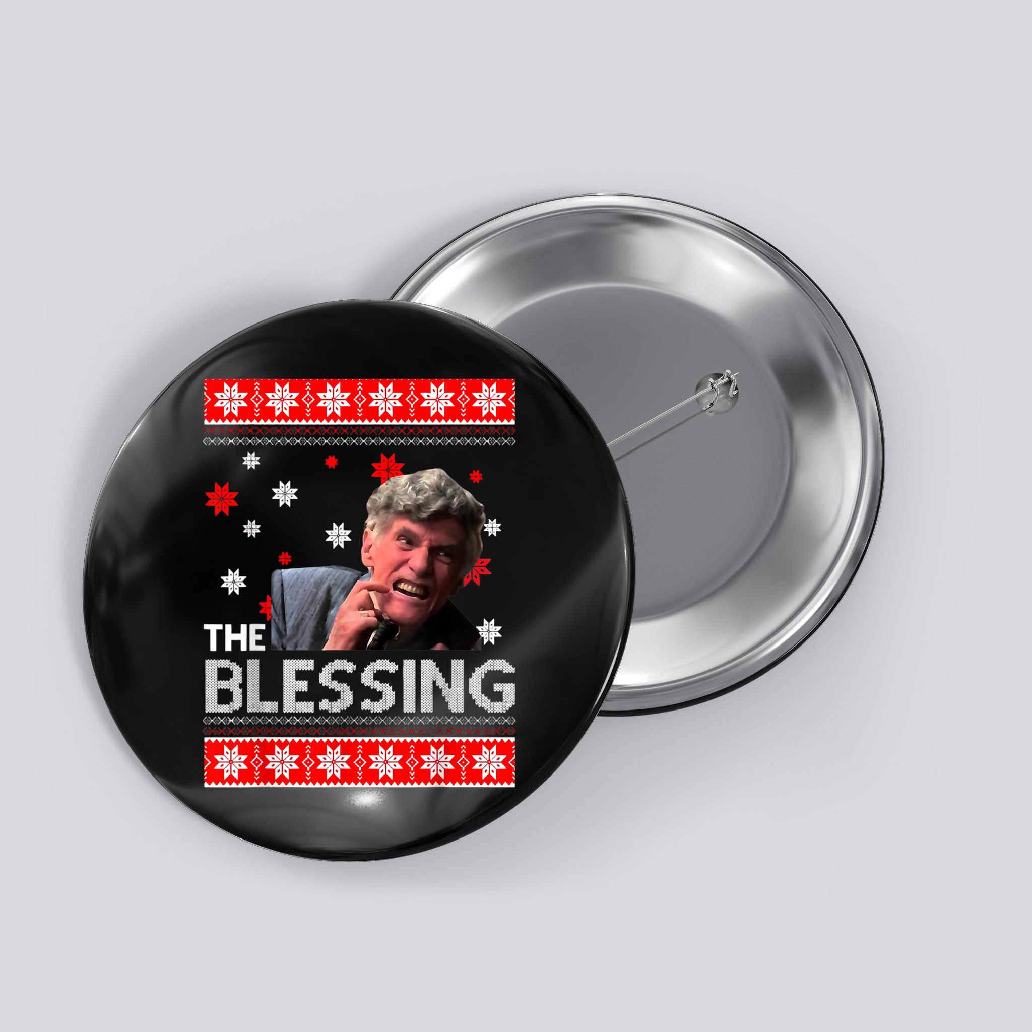 Uncle Lewis The Blessing Christmas Vacation Button
