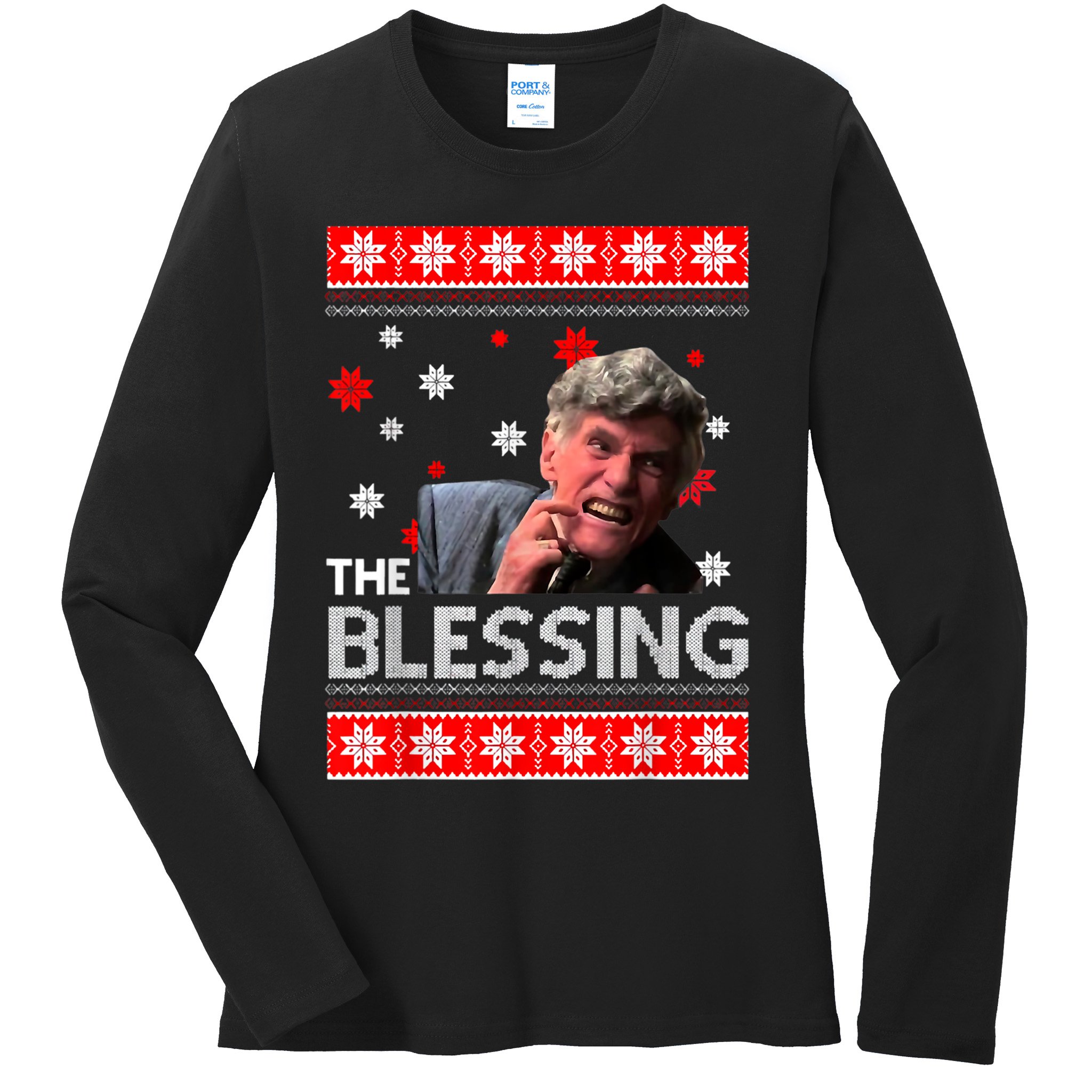 Uncle Lewis The Blessing Christmas Vacation Ladies Long Sleeve Shirt