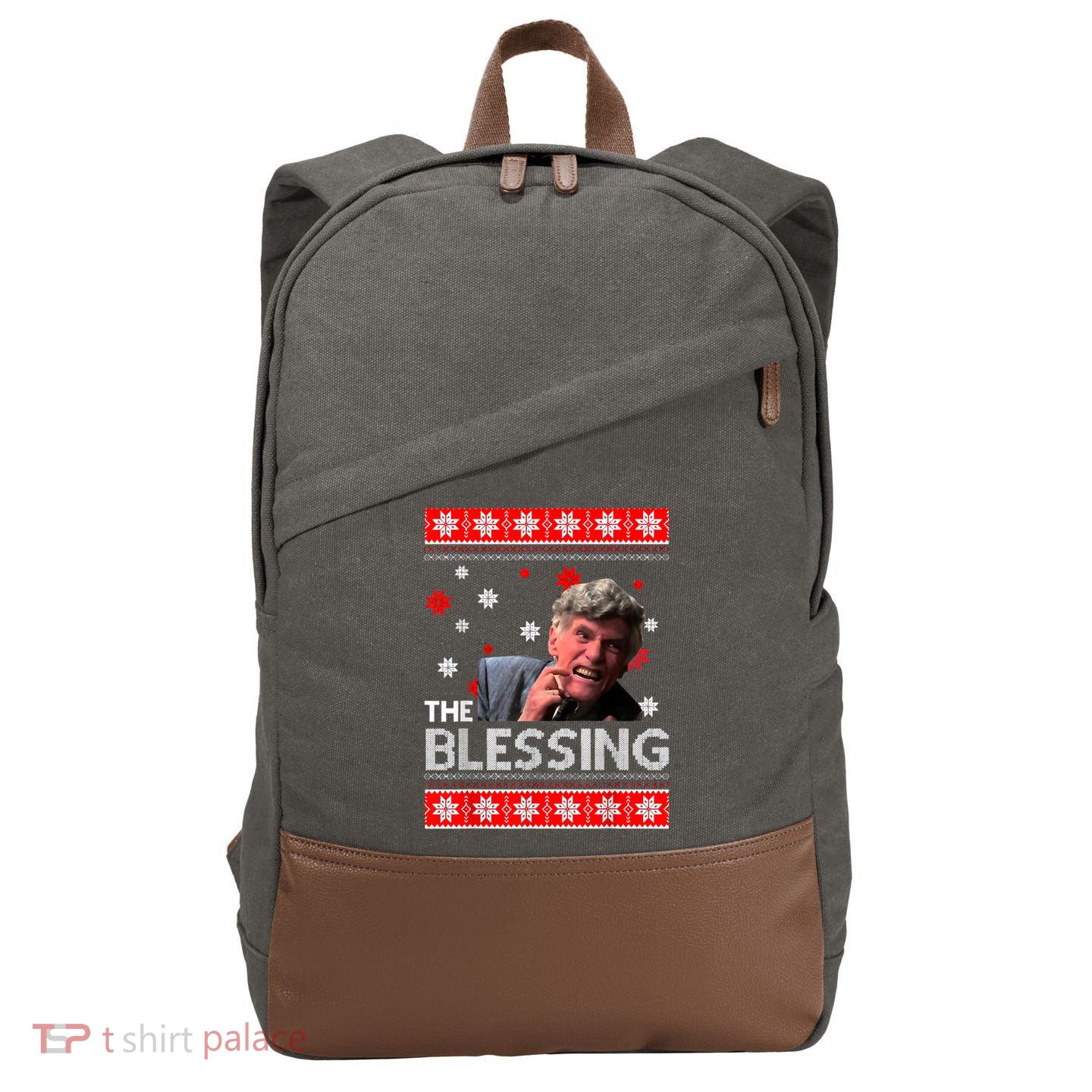 Uncle Lewis The Blessing Christmas Vacation Cotton Canvas Backpack