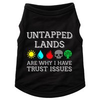 Untapped Lands Trust Issues Funny Magic Geek Tcg Doggie Tank