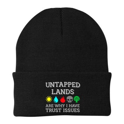 Untapped Lands Trust Issues Funny Magic Geek Tcg Beanie