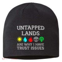 Untapped Lands Trust Issues Funny Magic Geek Tcg Sustainable Beanie