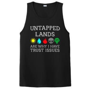 Untapped Lands Trust Issues Funny Magic Geek Tcg PosiCharge Competitor Tank