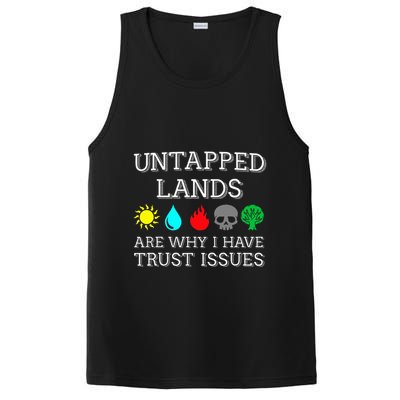 Untapped Lands Trust Issues Funny Magic Geek Tcg PosiCharge Competitor Tank