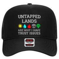 Untapped Lands Trust Issues Funny Magic Geek Tcg Trucker Hat