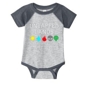 Untapped Lands Trust Issues Funny Magic Geek Tcg Infant Baby Jersey Bodysuit