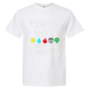 Untapped Lands Trust Issues Magic Funny Geek Tcg Classic Fit Garment-Dyed Heavyweight T-Shirt