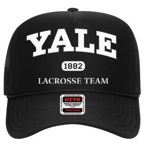 University Lacrosse Team High Crown Mesh Back Trucker Hat