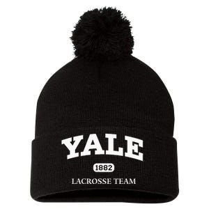 University Lacrosse Team Pom Pom 12in Knit Beanie