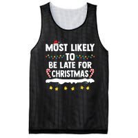 Untitledmost Likely To Be Late For Christmas Matching Family Xmas Mesh Reversible Basketball Jersey Tank