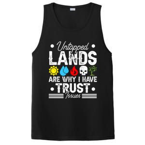 Untapped Lands Trust Issues Funny Magic Geek Tcg Gift PosiCharge Competitor Tank