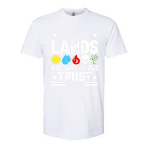 Untapped Lands Trust Issues Funny Magic Geek Tcg Gift Softstyle CVC T-Shirt