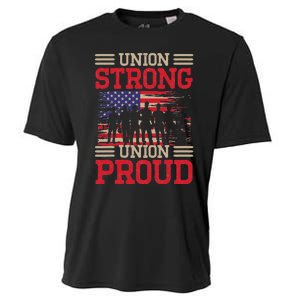 Union Laborer Union Strong Labor Union Worker Union Cooling Performance Crew T-Shirt