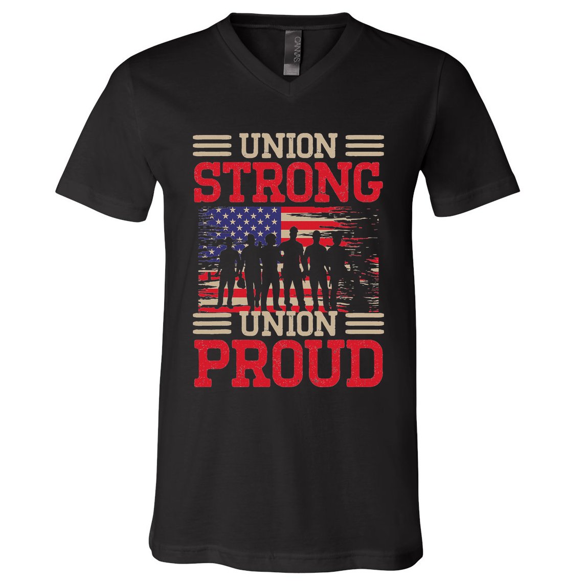 Union Laborer Union Strong Labor Union Worker Union V-Neck T-Shirt