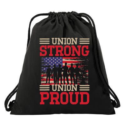 Union Laborer Union Strong Labor Union Worker Union Drawstring Bag