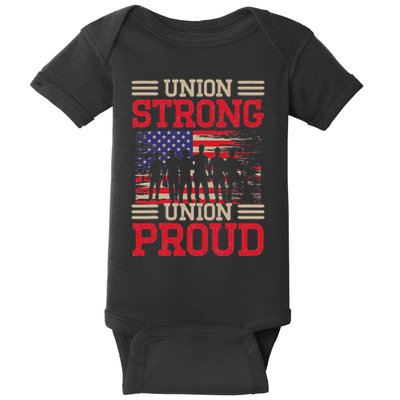 Union Laborer Union Strong Labor Union Worker Union Baby Bodysuit