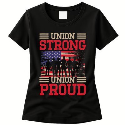 Union Laborer Union Strong Labor Union Worker Union Womens T-Shirt