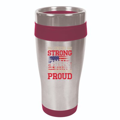 Union Laborer Union Strong Labor Union Worker Union 16oz Travel Tumbler