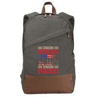 Union Laborer Union Strong Labor Union Worker Union Cotton Canvas Backpack