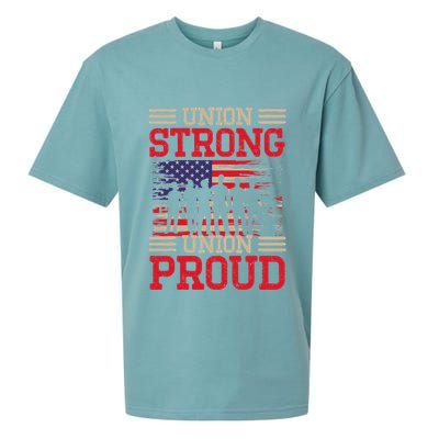 Union Laborer Union Strong Labor Union Worker Union Sueded Cloud Jersey T-Shirt