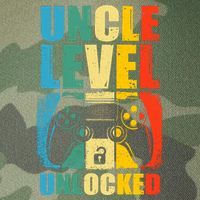 Uncle Level Unlocked Leveled Up To Uncle Promoted To Gamer Legacy Tie Dye Trucker Hat