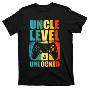 Uncle Level Unlocked Leveled Up To Uncle Promoted To Gamer T-Shirt