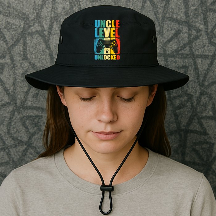 Uncle Level Unlocked Leveled Up To Uncle Promoted To Gamer Bucket Hat