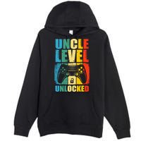 Uncle Level Unlocked Leveled Up To Uncle Promoted To Gamer Premium Pullover Hoodie