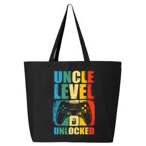 Uncle Level Unlocked Leveled Up To Uncle Promoted To Gamer 25L Jumbo Tote