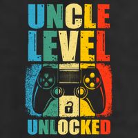 Uncle Level Unlocked Leveled Up To Uncle Promoted To Gamer Microfiber Hand Towel