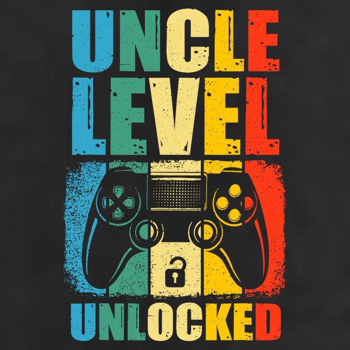 Uncle Level Unlocked Leveled Up To Uncle Promoted To Gamer Microfiber Hand Towel